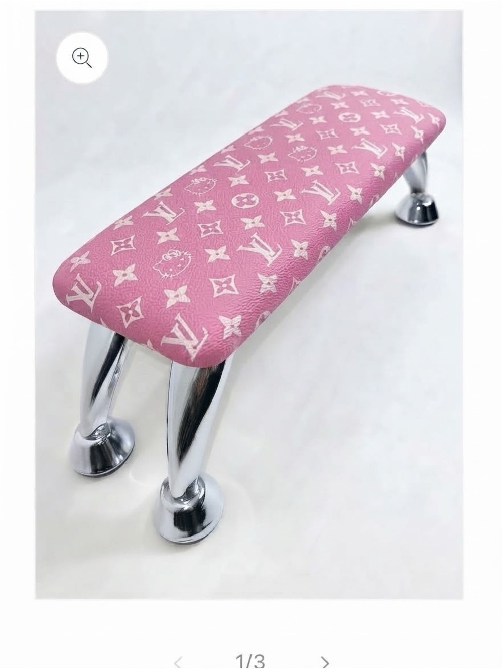 Hello Kitty Pink Patterned Manicure Hand Rest Cushion